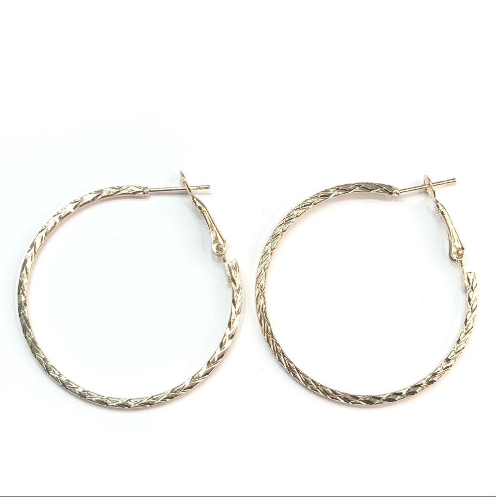 New Gold Hoop Earrings